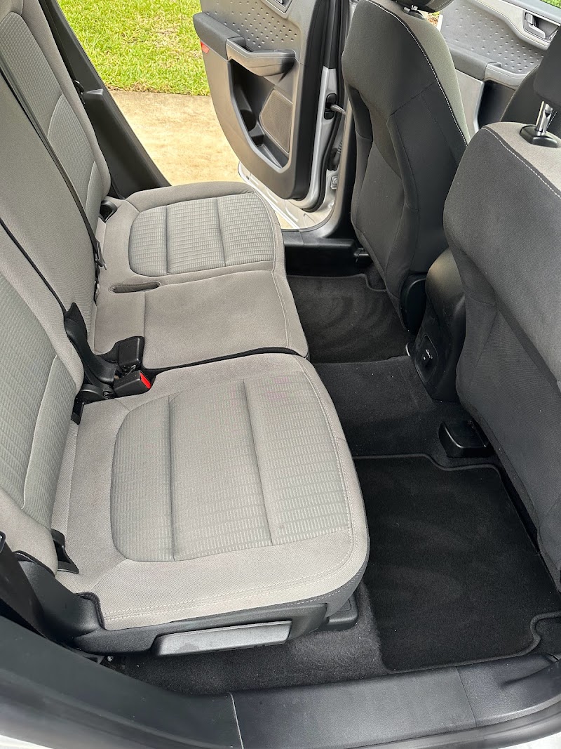 SUV rear seat and carpet deep clean
