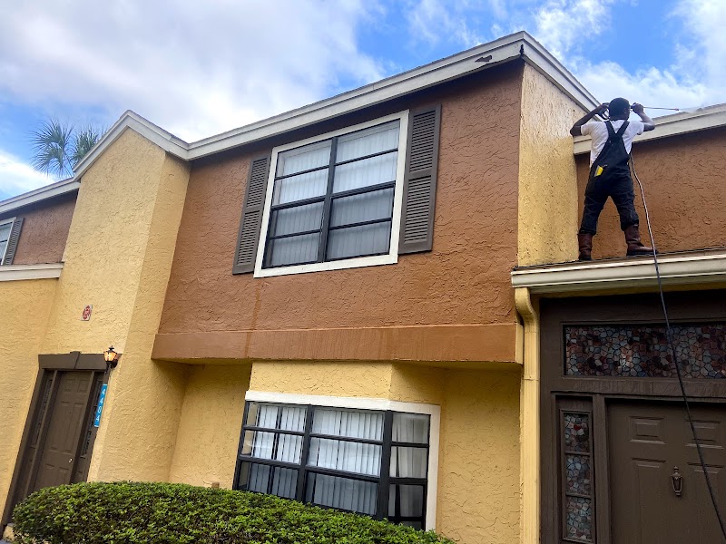 Pressure washing service